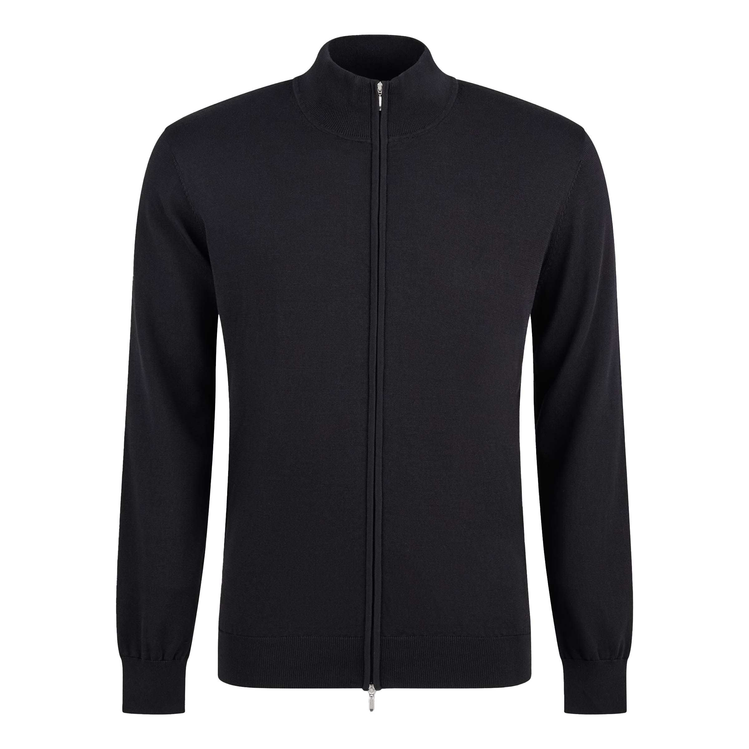 Luxe Cardigan Full Zip Black