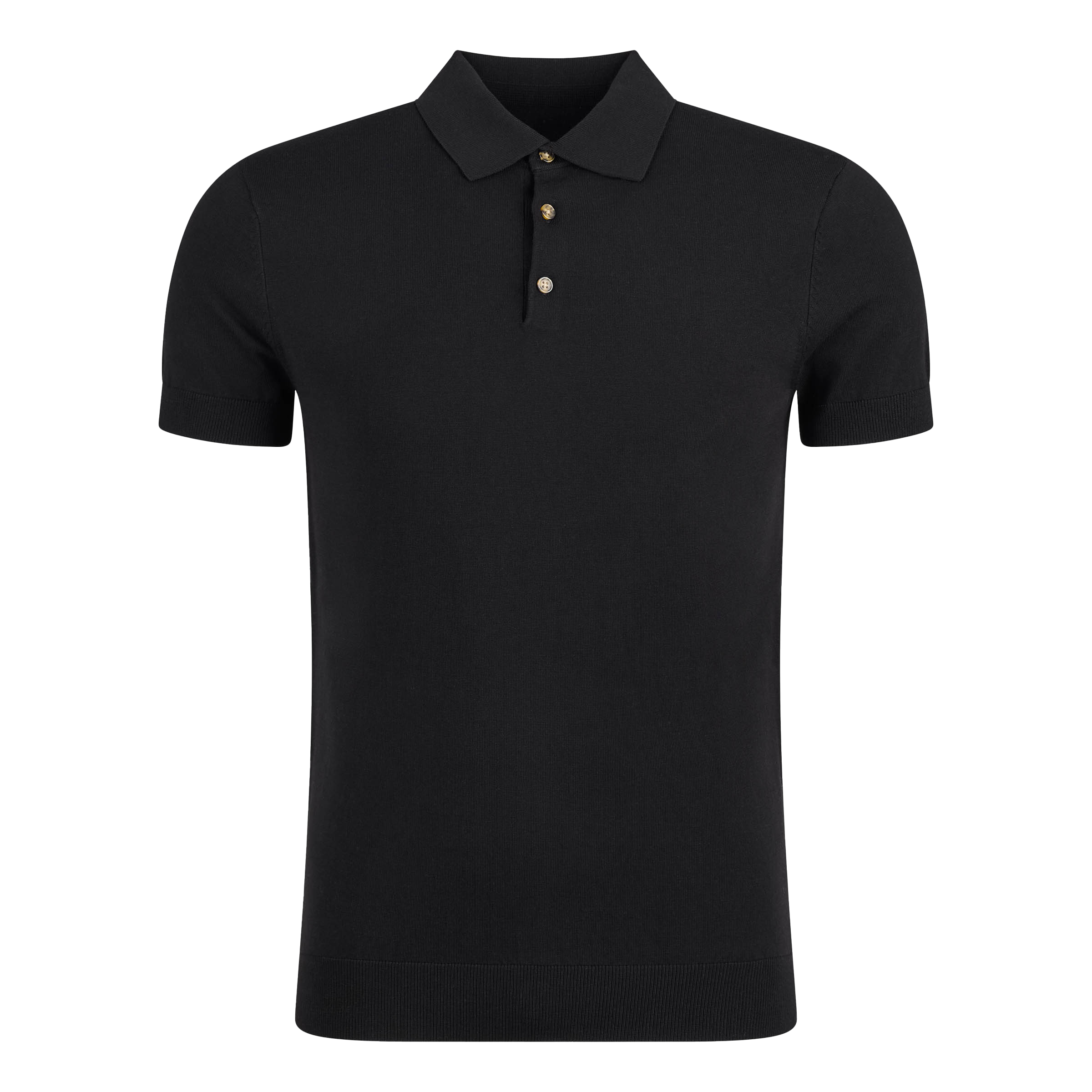 Premium Polo Half Sleeve Black