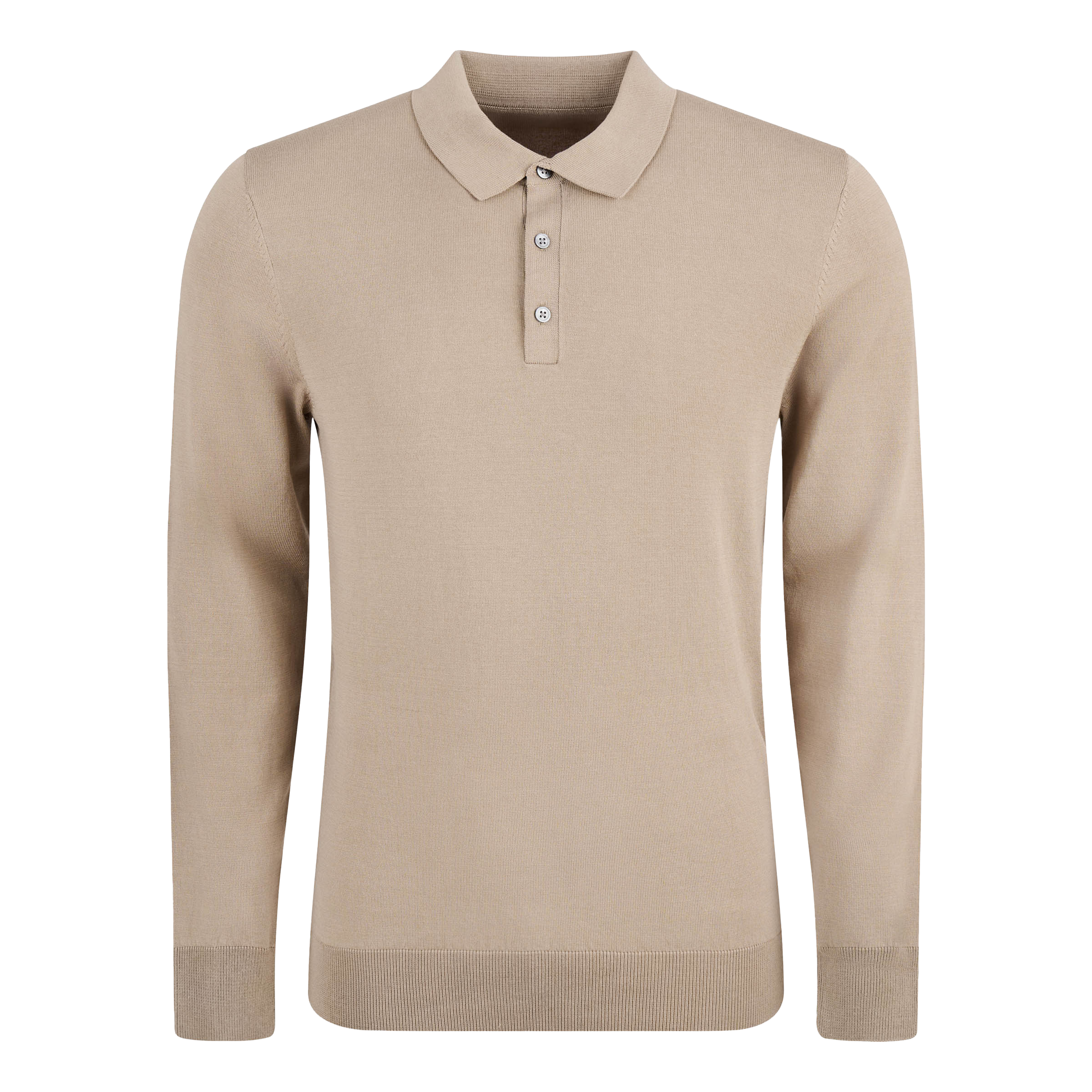 Premium Polo Long Sleeve Light Green