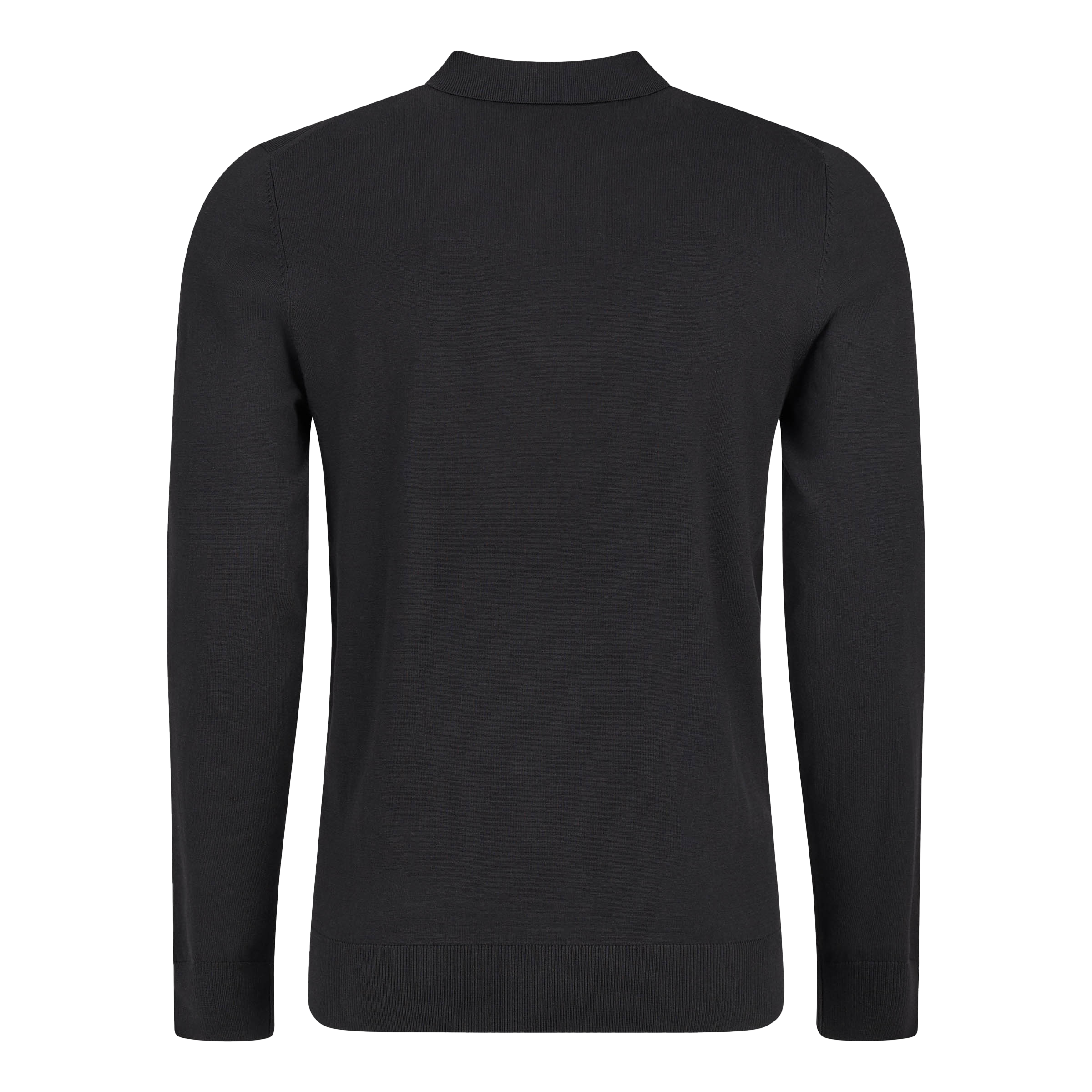 Premium Polo Long sleeve Black