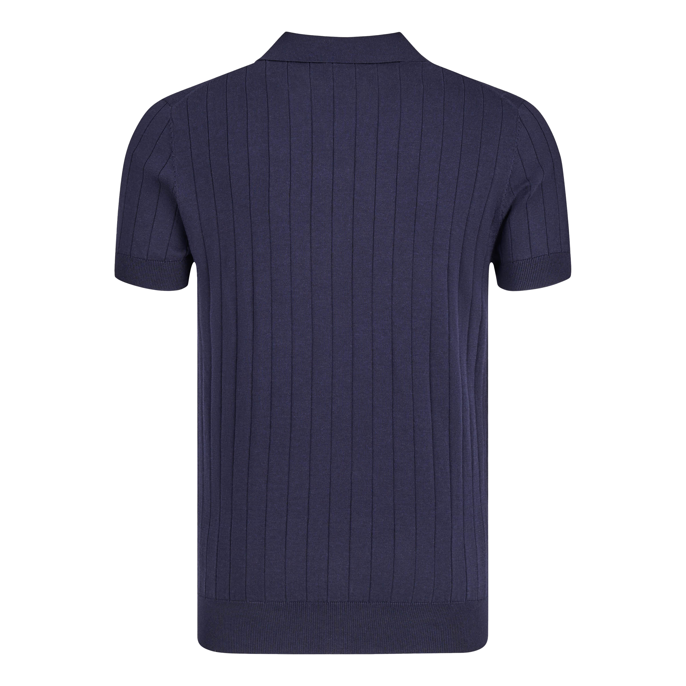 Premium Polo Buttonless Navy