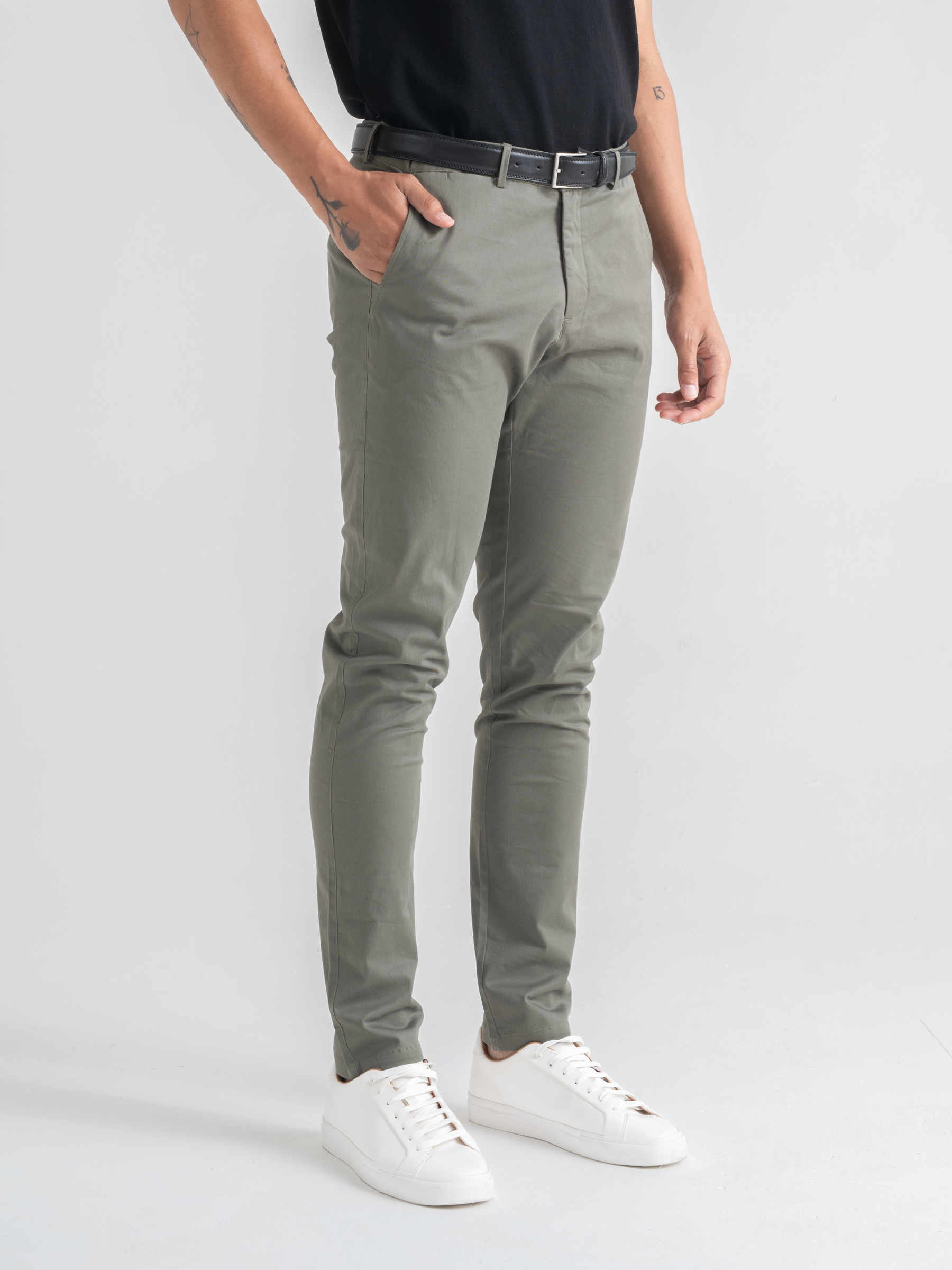 Slimfit Chino Light Grey