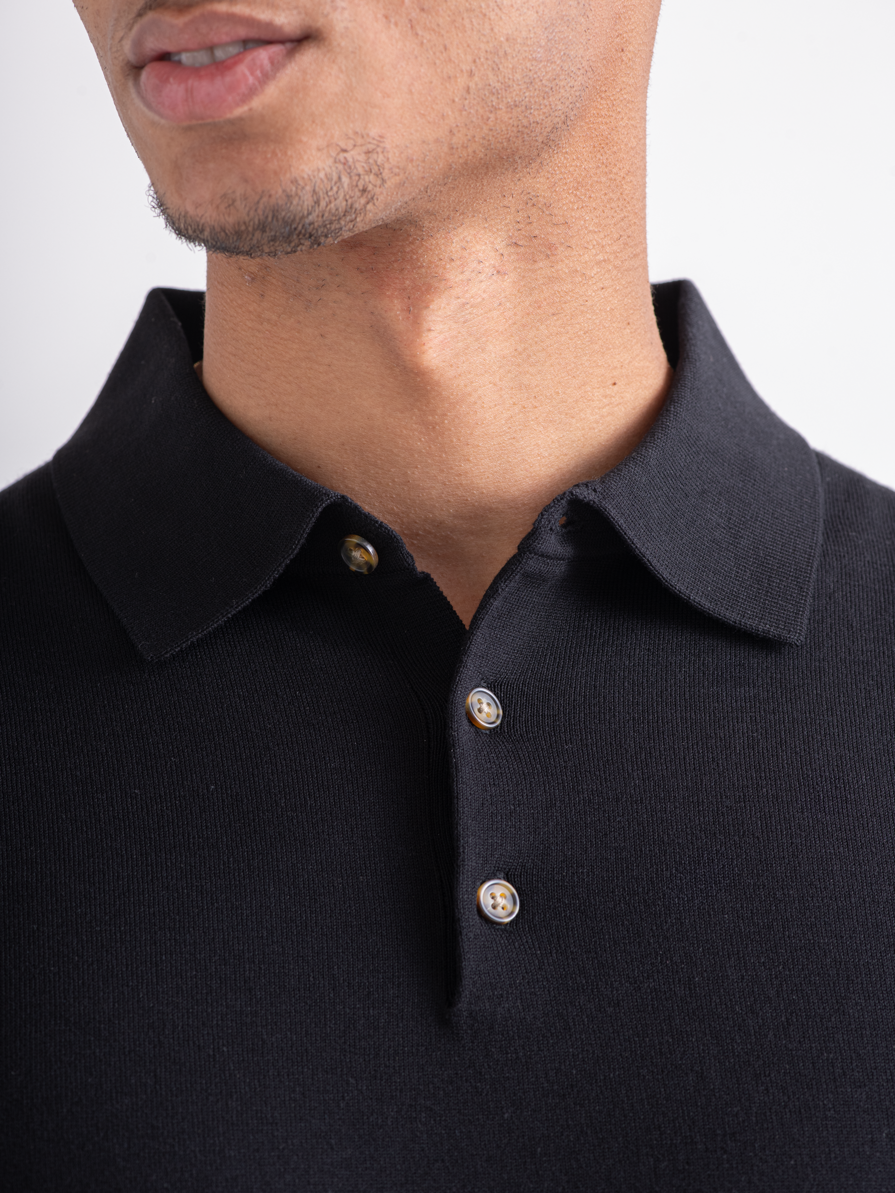 Premium Polo Half Sleeve Black